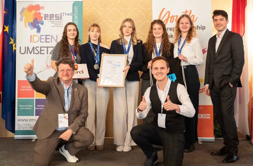 Erfolg für Schülerinnen-Projekt: c4mi überzeugt beim Wettbewerb (4a HLW)